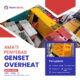amati penyebab genset overheat